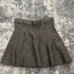 Candie's Gray Pleated Mini Skirt Casual